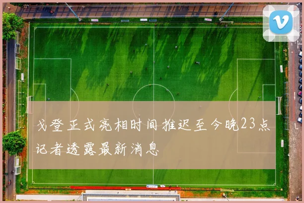 戈登正式亮相时间推迟至今晚23点记者透露最新消息